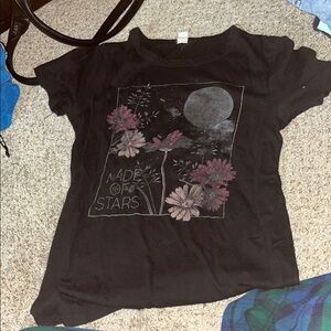 Women’s Black Graphic Tee